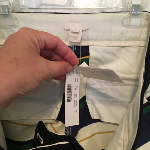 J.Crew COLLECTION BENNETT Chino In Multistripe  NWT - Picture 4 of 5